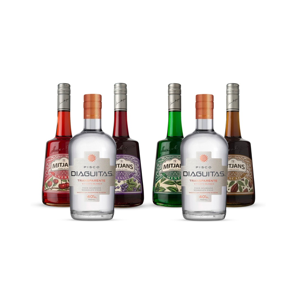Pack Coctelería Diaguitas Blanco Pack Coctelería Diaguitas Blanco