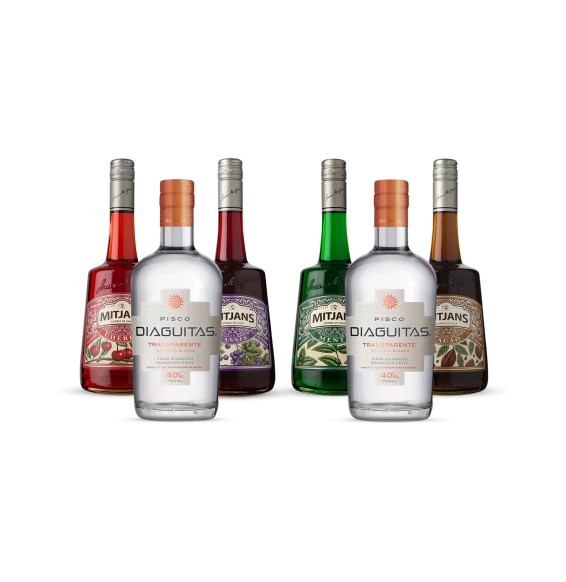 Pack Coctelería Diaguitas Blanco