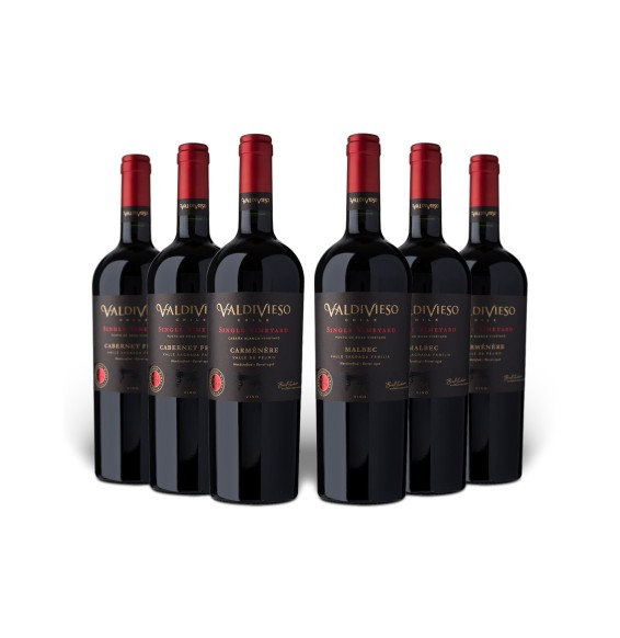 Pack de Vinos Valdivieso Single Vineyard. Encuentra el tuyo en Tienda Valdivieso.