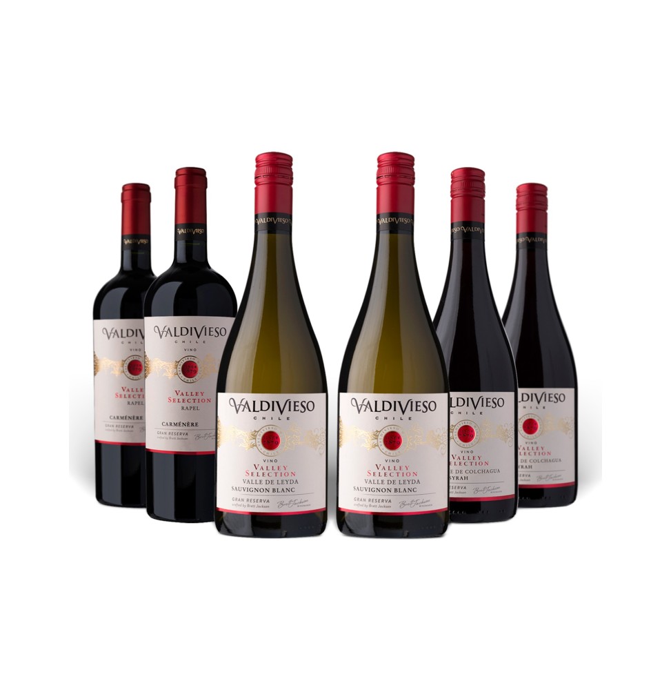 Encuentra pack de Vinos Valdivieso Valley Selection Gran Reserva aquí Encuentra pack de Vinos Valdivieso Valley Selection Gran Reserva aquí