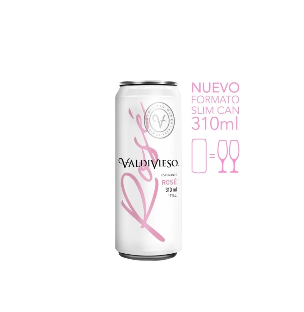 Espumante en Lata Valdivieso Rosé al mejor precio en Tienda Valdivieso Espumante en Lata Valdivieso Rosé al mejor precio en Tienda Valdivieso